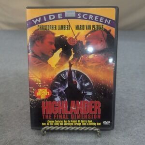 Highlander The Final Dimension DVD Special Directors Cut Christopher Lambert VG+